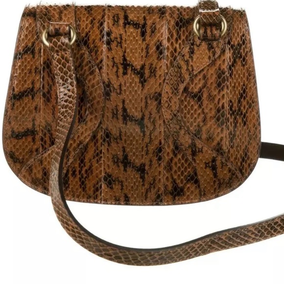 GUCCI Brown Snakeskin Leather Osiride Flap Crossbody Bag NEW WITH TAGS! Box! Bag - Picture 3 of 13
